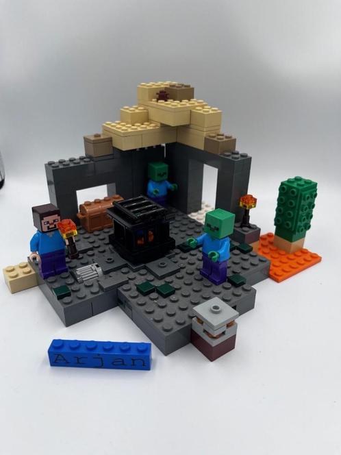 Lego Minecraft 21119 The Dungeon, Kinderen en Baby's, Speelgoed | Duplo en Lego, Gebruikt, Lego, Complete set, Ophalen of Verzenden