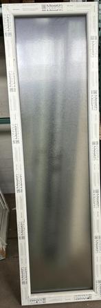 Vast raam zijraam triple glas kunststof 63 x 215 cm wit