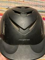 Cap zwart fouganza S 52-54cm, Dieren en Toebehoren, Paardrijkleding, Ophalen, Gebruikt, Kinderen, Dressuur