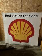 Vintage Shell Reclamebord - 1,5 x 1,5 meter, Ophalen of Verzenden