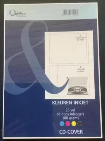 Kleuren inkjet; 25 vel cd doos inleggers; NIEUW ONGEBRUIKT beschikbaar voor biedingen