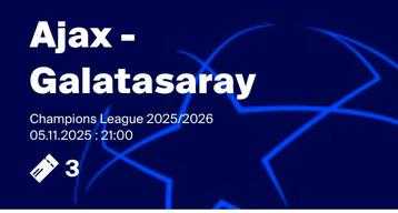 Ajax - Galatasaray beschikbaar voor biedingen