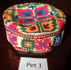 Hunza Pakistan 14X Dophoedjes. traditioneel borduurwerk, Ophalen, Hoed, Nieuw, Hunza borduurwerk