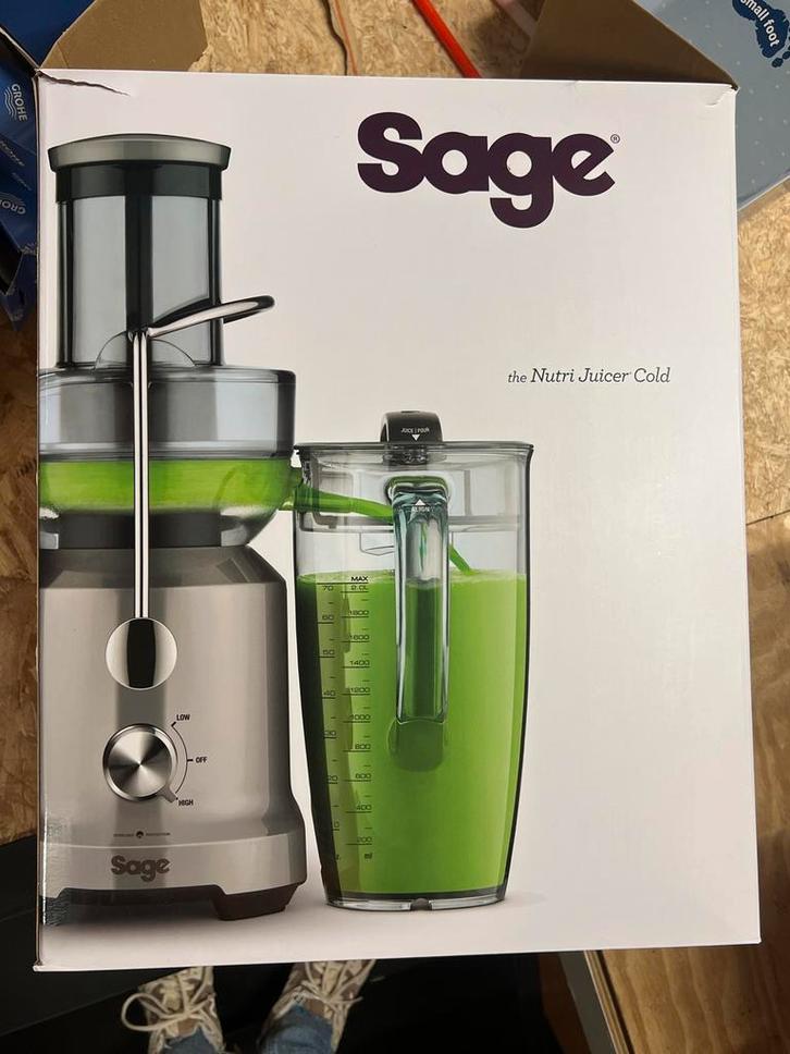 Sage Nutri Juicer - Zo goed als nieuw!, Witgoed en Apparatuur, Juicers, Zo goed als nieuw, Sapcentrifuge, Elektrisch, Ophalen of Verzenden