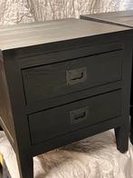 Goossens Nachtkastjes (Anthracite) x2, Ophalen, Zo goed als nieuw, 45 tot 65 cm, Minder dan 55 cm