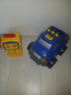Blauwe auto met tankpomp, Kinderen en Baby's, Speelgoed | Speelgoedvoertuigen, Ophalen of Verzenden, Zo goed als nieuw