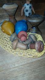 Houten Tollen Collectie - 9 Stuks, Ophalen of Verzenden