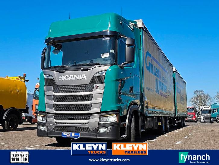 SCANIA S450 6x2*4 forklift conn., Auto's, Vrachtwagens, Bedrijf, Te koop, ABS, Airconditioning, Cruise Control, Traction-control