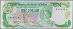 Belize 1 dollar 1980 XF p.38a (# 42), Verzenden, Midden-Amerika, Los biljet