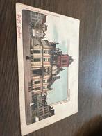 Oude Ansichtkaart Delft Stadhuis - Zeldzaam!, Verzamelen, Ophalen of Verzenden, Voor 1920, Gelopen, Zuid-Holland