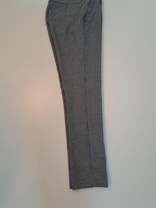 Stehmann pied de poule broek 36, Kleding | Dames, Broeken en Pantalons, Zo goed als nieuw, Maat 36 (S), Zwart, Lang, Ophalen of Verzenden