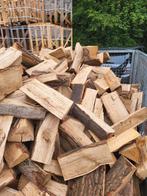 Droog brandhout kachelhout openhaardhout eik gratis bezorgd, Tuin en Terras, Haardhout, 6 m³ of meer, Ophalen, Eikenhout, Blokken