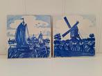 2 x vintage antieke tegels uit de jaren 1950, Ophalen of Verzenden