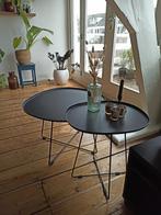 Bijzettafel set, Huis en Inrichting, Tafels | Bijzettafels, Ophalen, Minder dan 55 cm, Metaal of Aluminium, Rond