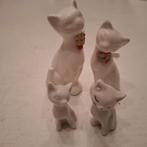 Katten poezen kitsch porselein beeldjes Katten poezen kitsch, Ophalen of Verzenden, Zo goed als nieuw, Dier