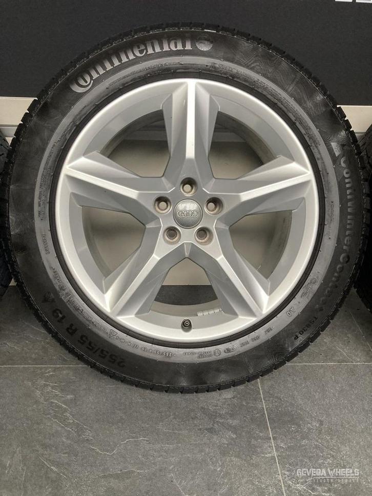 19” originele Audi Q7 4M velgen + winterbanden 5x112 4M0 601, Auto-onderdelen, Banden en Velgen, Banden en Velgen, Winterbanden