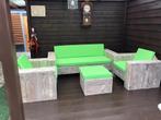 Steigerhouten Loungeset set GRATIS LEVERING, Verzenden, 6 zitplaatsen, Nieuw, Loungeset