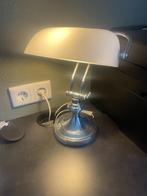 KIJK SNEL !! Notarislamp/bankierslamp zo goed als nieuw!, Huis en Inrichting, Ophalen of Verzenden, Zo goed als nieuw, Glas, Minder dan 50 cm