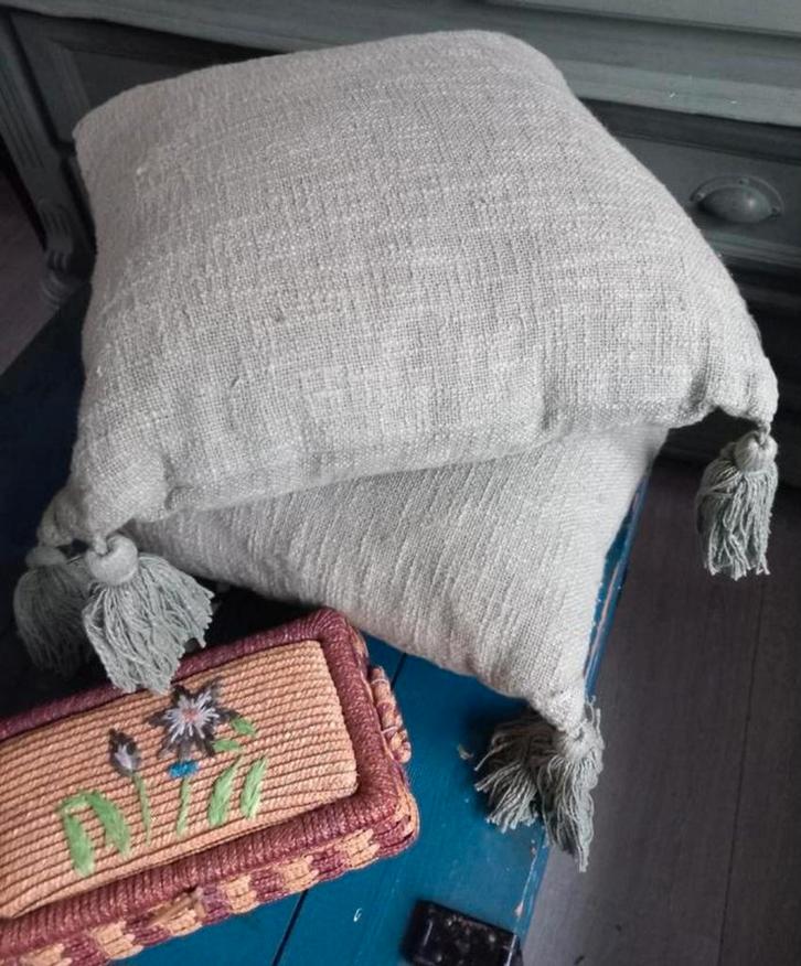 Goround Interieur sierkussens groen, Huis en Inrichting, Woonaccessoires | Kussens, Vierkant, Ophalen of Verzenden