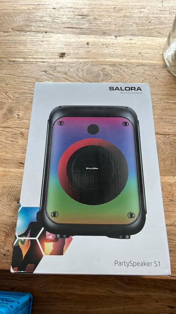 Salora PartySpeaker S1, Audio, Tv en Foto, Luidsprekers, Nieuw, Minder dan 60 watt, Overige merken, Ophalen of Verzenden