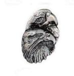 pin, dubbele adelaar, vest, jas, biker, rocker, man, vrouw, Ophalen of Verzenden, Nieuw, Overige onderwerpen, Speldje of Pin