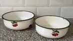 2 oude emaille schalen, Ophalen of Verzenden