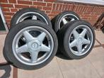 17inch Azev A BMW E34 breedset met banden., Ophalen, Gebruikt, Banden en Velgen, 17 inch