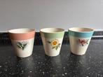 Boch Belgium bekers, Huis en Inrichting, Keuken | Servies, Ophalen of Verzenden, Zo goed als nieuw, Overige stijlen, Kop(pen) en/of Schotel(s)