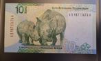 South Africa 10 Rand 2023 Neushoorns, Postzegels en Munten, Bankbiljetten | Afrika, Verzenden, Zuid-Afrika, Los biljet