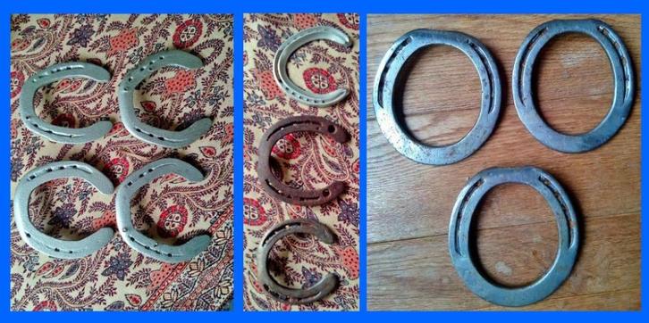 Diverse hoefijzers van verschillende vormen en afmetingen, Antiek en Kunst, Curiosa en Brocante, Ophalen of Verzenden