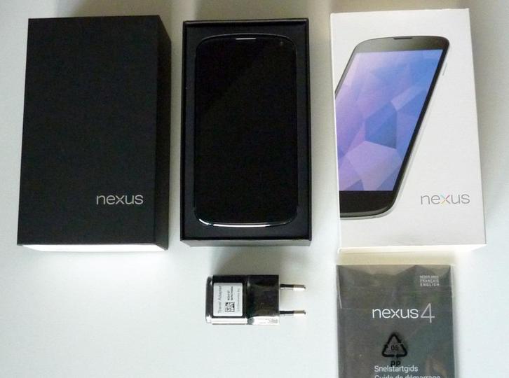 LG Nexus 4, Telecommunicatie, Mobiele telefoons | LG, Zo goed als nieuw, Zonder abonnement, Zonder simlock, Overige modellen, Touchscreen