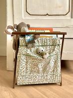 Schattig vintage breimandje, speelgoed opberger, inklapbaar, Gebruikt, Overige typen, Ophalen of Verzenden, Nvt