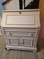 Vintage secretaire kast / bureau, Gebruikt, Landelijk, 25 tot 50 cm, Overige houtsoorten