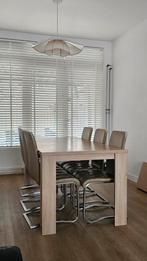 Licht eiken eethoek met stoelen - 180x90x78 (lxbxh), Huis en Inrichting, Tafels | Eettafels, Ophalen, Gebruikt, Eikenhout, 50 tot 100 cm