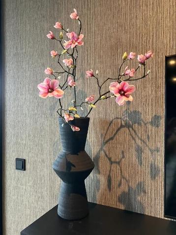 Grote zijden magnoliatak roze 123cm NIEUW! beschikbaar voor biedingen