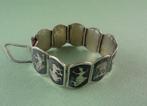 Sterling zilveren Niëllo armband uit Siam, jaren '40, Verzenden, Gebruikt, Zilver, Zilver