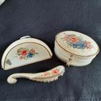 Vintage tafelveger en blik + trommel voor poets-spullen, Ophalen