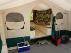 Jamet louisiana ecru met kampeerspullen, Caravans en Kamperen, Vouwwagens, Meerkleurig, Ophalen of Verzenden, Aanwezig, Jamet