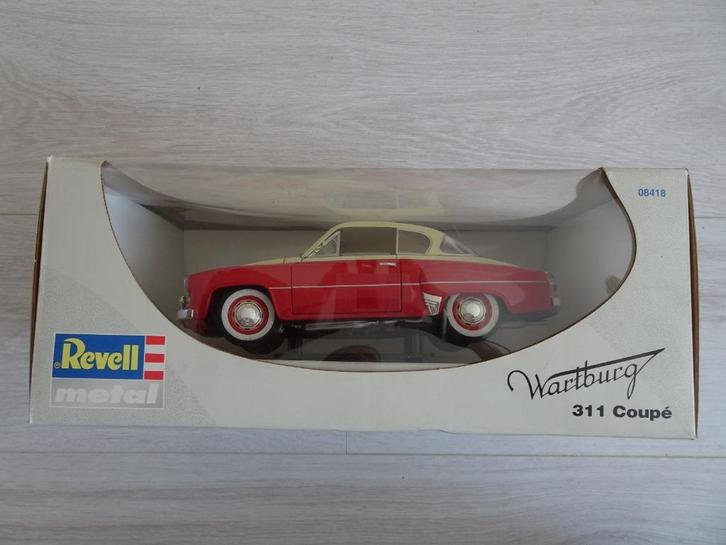 Wartburg 311 coupe gaaf verzamel/collectersitem in de ovp, Hobby en Vrije tijd, Modelauto's | 1:18, Zo goed als nieuw, Auto, Revell