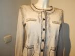 Marccain room wit vest teken look print apart N4 40, Kleding | Dames, Truien en Vesten, Maat 38/40 (M), Overige kleuren, Verzenden