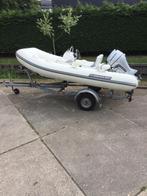 Te Koop WALKER  BAY Rubberboot incl motor, Watersport en Boten, Overige merken, Ophalen of Verzenden, Zo goed als nieuw, Benzine