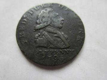 Token halve penny 1795 Frederick - Duke of York  1763-1827 beschikbaar voor biedingen