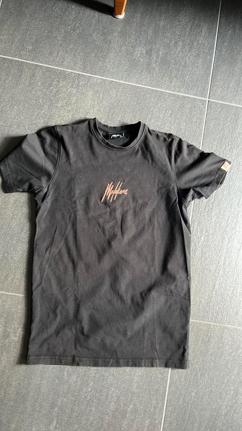 T-shirt Malelions - Zwart - Maat 164 Met opdruk, Kinderen en Baby's, Kinderkleding | Maat 164, Zo goed als nieuw, Jongen, Shirt of Longsleeve