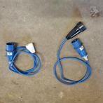 Verloop stekker euro naar 230 volt contrastekker camping, Caravans en Kamperen, Ophalen, Gebruikt