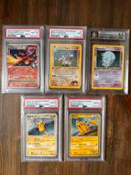 PSA/BGS slabs (charizard, pikachu, rhydon, wobbufett) PSA10, Ophalen of Verzenden, Zo goed als nieuw