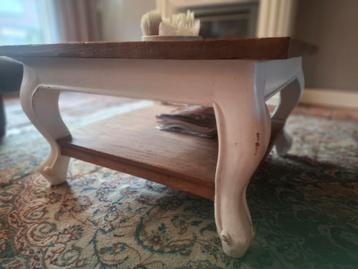 IZGS teakhout Tafelset: Eettafel en 2 bladen & Salontafel beschikbaar voor biedingen