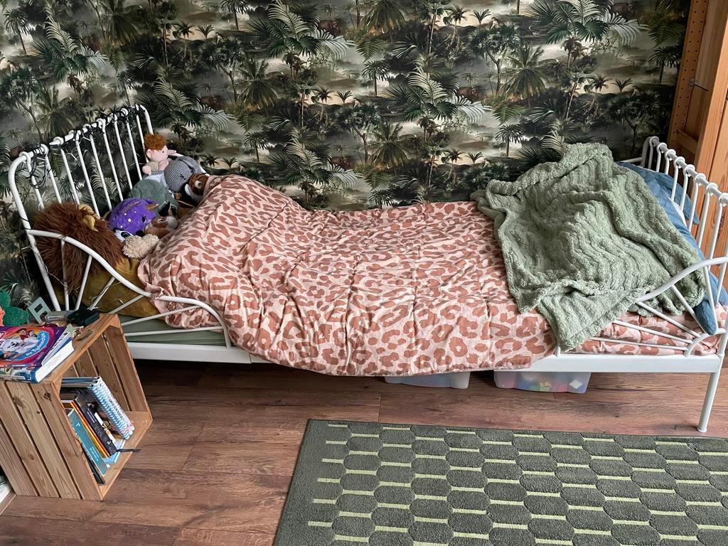 Ikea Meegroeibed 80x200 Incl. Lattenbodem & Matras, Ophalen, Gebruikt