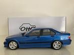 BMW E36 M3 Estoril Blue 1:18 (nieuw), Hobby en Vrije tijd, Modelauto's | 1:18, Verzenden, Nieuw, Auto, OttOMobile