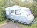 Kip Kompakt 1995 - Compacte caravan met toilet, Caravans en Kamperen, Caravans, Standaardzit, Luifel, Kip, 750 - 1000 kg