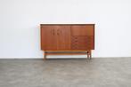 vintage highboard | sideboard | jaren 60 | Zweeds, Gebruikt, Verzenden, ., Eikenhout